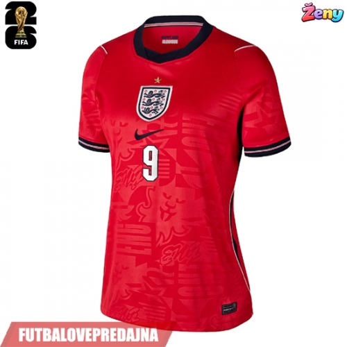 Lacne Ženy Futbalové dres Anglicko Harry Kane #9 MS 2026 Krátky Rukáv - Preč